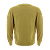 Gran Sasso Italian Wool Cardigan in Vibrant Yellow