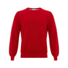 Gran Sasso Red Cotton Sweater