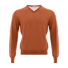 Gran Sasso Chic Orange Woolen Sweater for Sophisticated Men