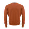 Gran Sasso Chic Orange Woolen Sweater for Sophisticated Men