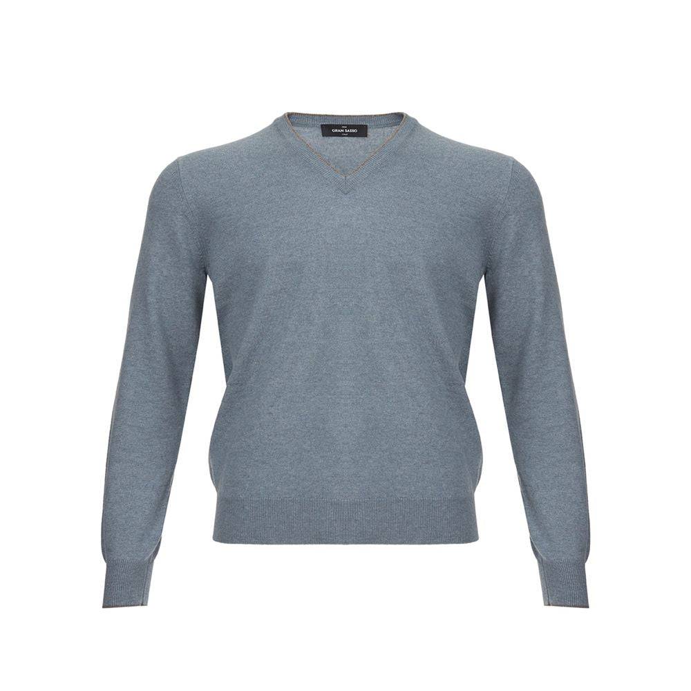 Gran Sasso Elegant Cashmere Sweater in Chic Gray - ACCEXO