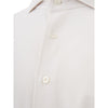 Lardini Elegant White Cotton Men's Shirt