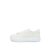 Casadei Sleek White Leather Sneakers