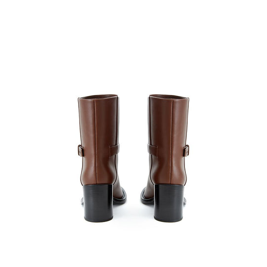 Burberry Brown Leather Boot