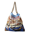 Dolce & Gabbana Multicolor Venezia Canvas Women Shopping Tote Bag