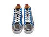 Christian Louboutin Louis Spikes Orlato Flat Multi Coloured Leather High Top Sneakers