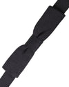 Dolce & Gabbana Black Silk Adjustable Men Neck Bow Tie