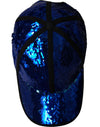 Dolce & Gabbana Royal Blue Sequin Baseball Hat Men