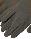 Dolce & Gabbana Brown Cotton Stretch Wrist Length Gloves