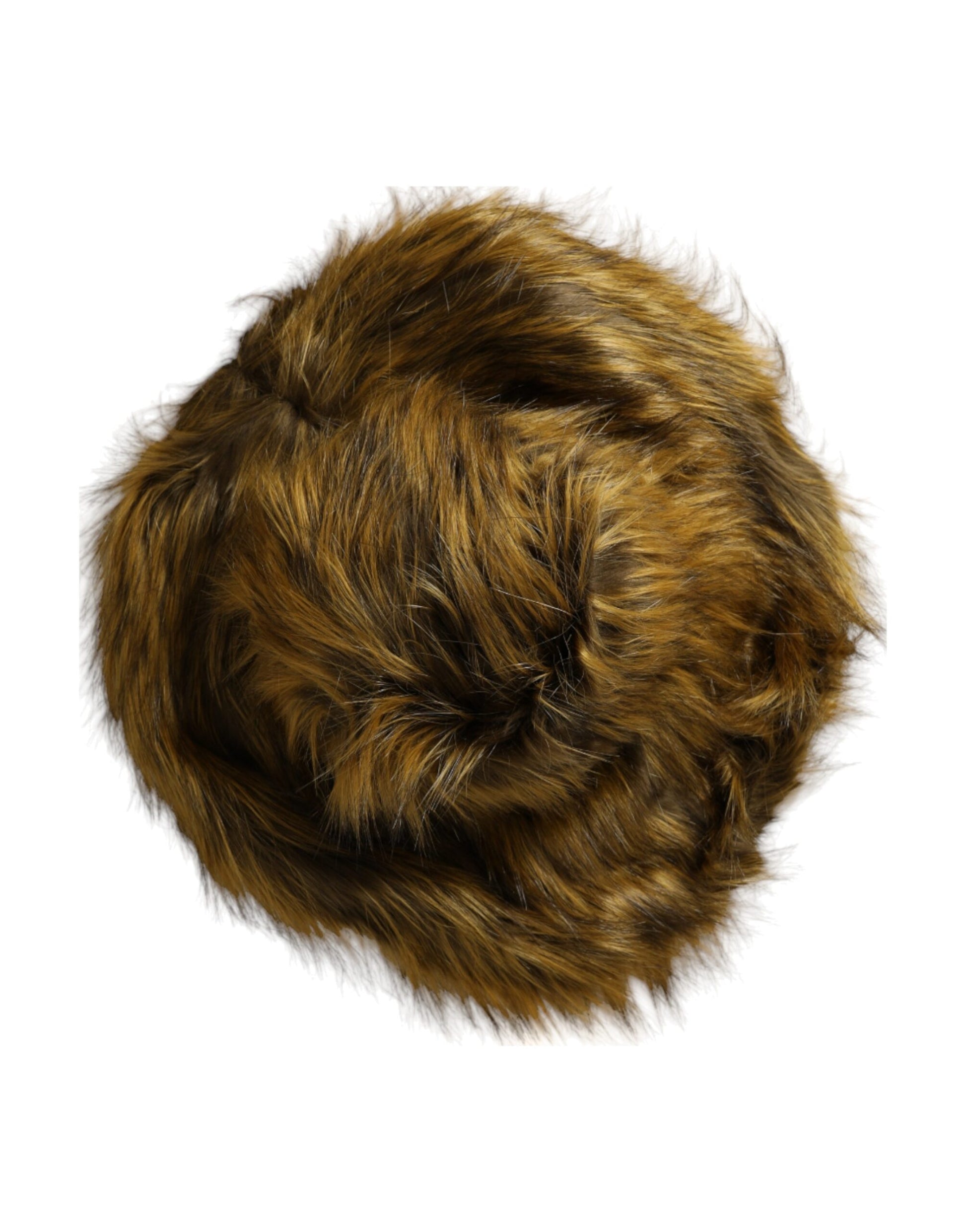 Dolce & Gabbana Brown Modacrylic Faux Fur Bucket Hat - ACCEXO