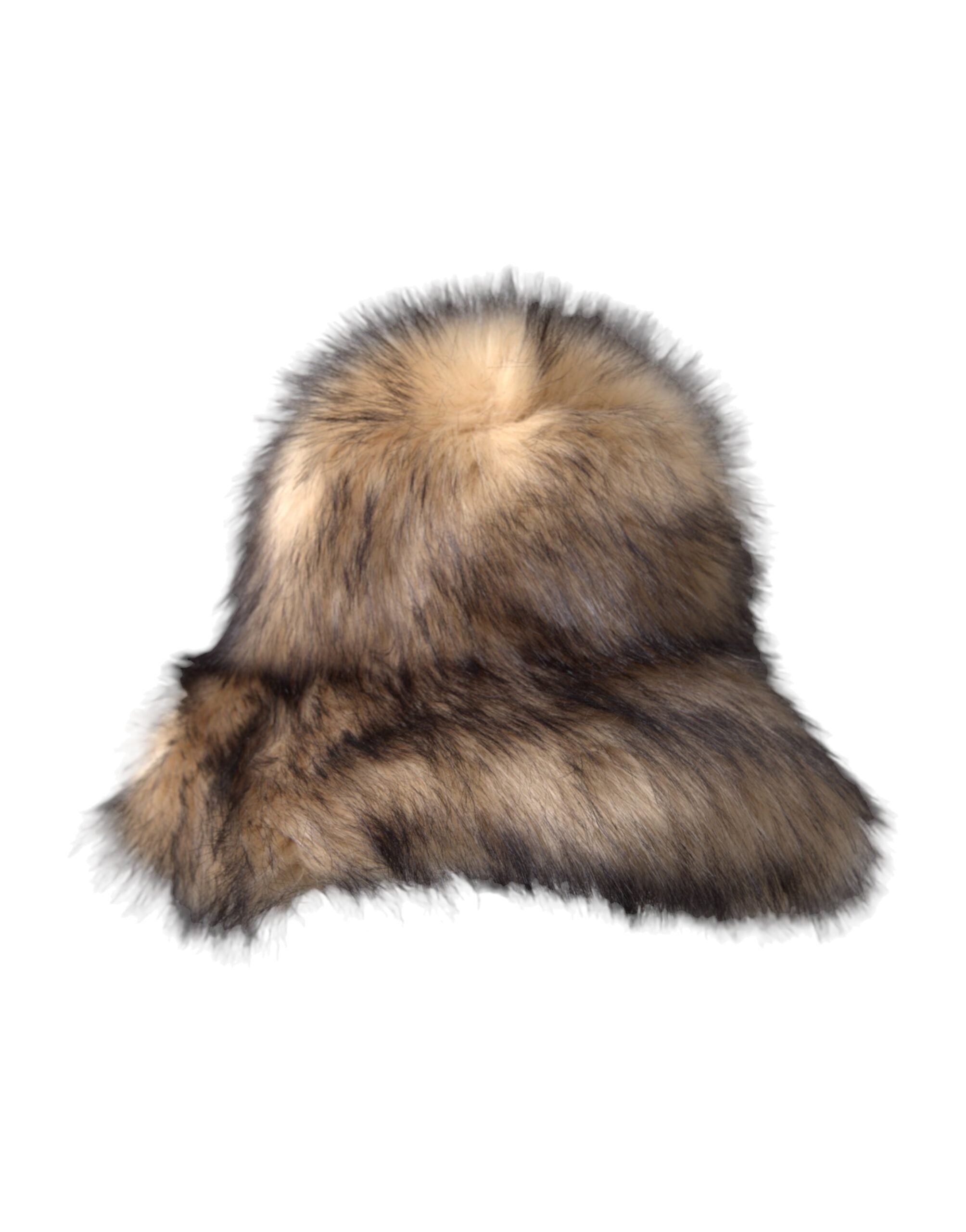 Dolce & Gabbana Brown Faux Fur Modacrylic Fedora Hat - ACCEXO