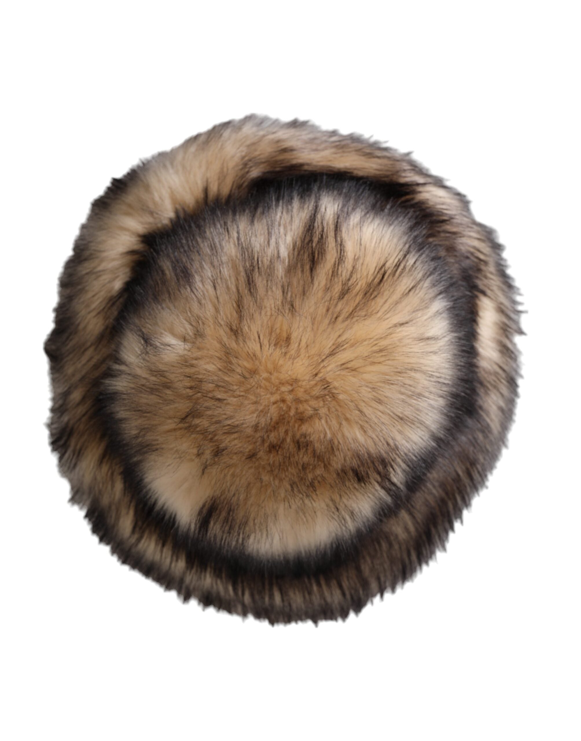 Dolce & Gabbana Brown Faux Fur Modacrylic Fedora Hat - ACCEXO