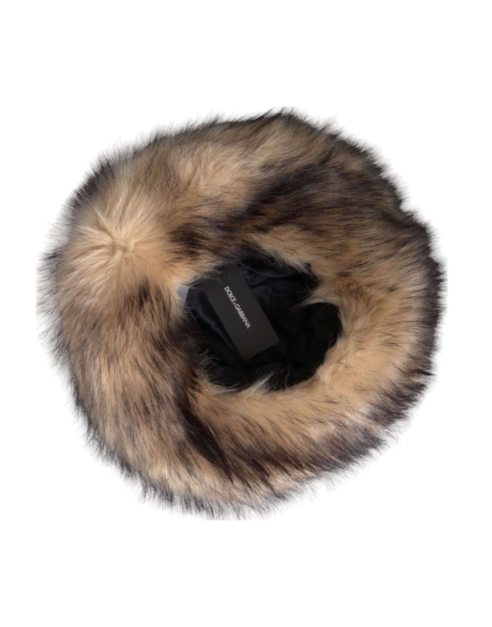 Dolce & Gabbana Brown Faux Fur Modacrylic Fedora Hat - ACCEXO