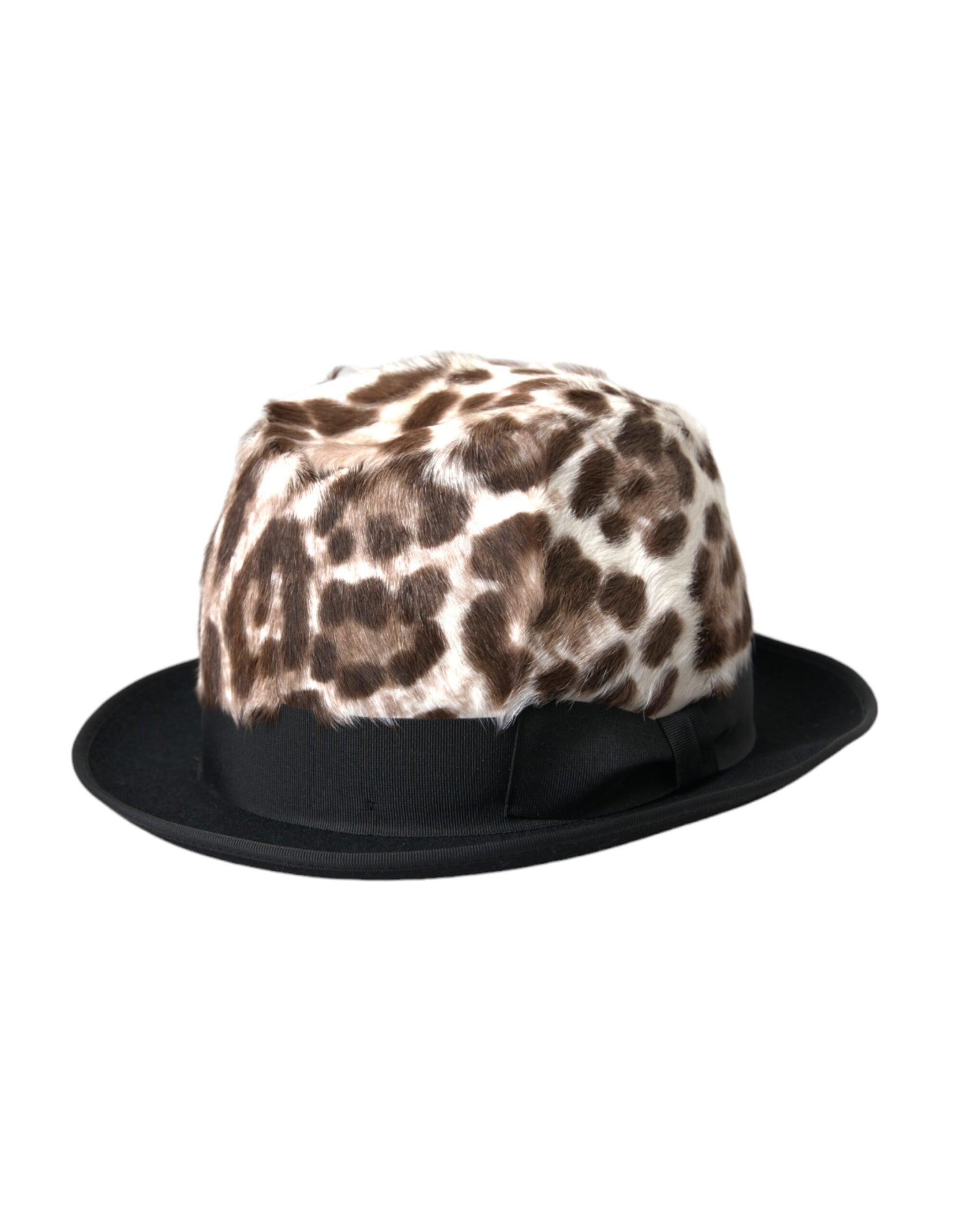Dolce & Gabbana Multicolor Leopard Women Fedora Hat - ACCEXO