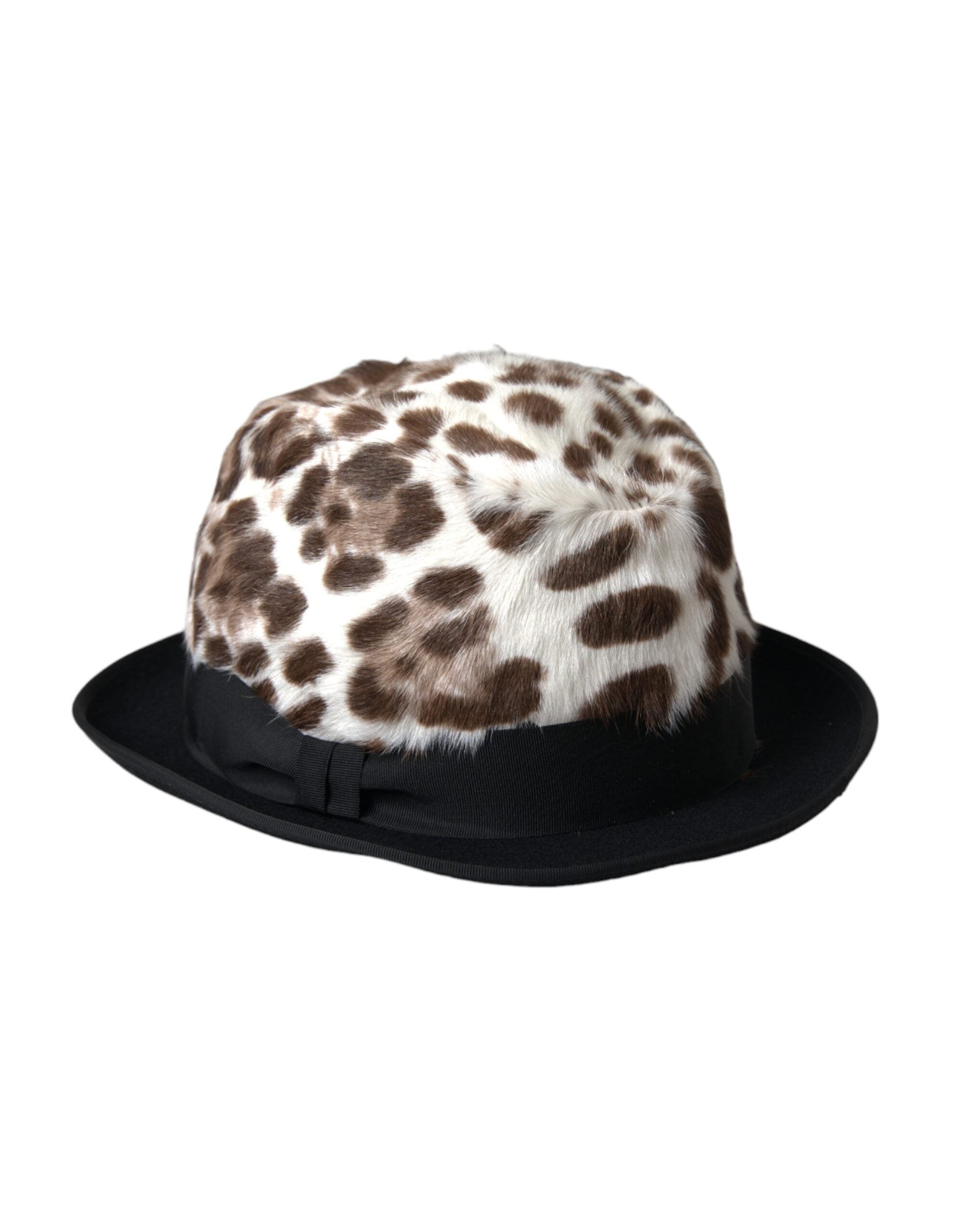 Dolce & Gabbana Multicolor Leopard Women Fedora Hat - ACCEXO