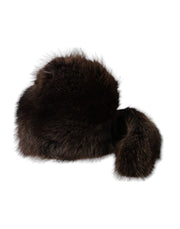 Dolce & Gabbana Women Brown Raccoon Fur Bucket Hat - ACCEXO