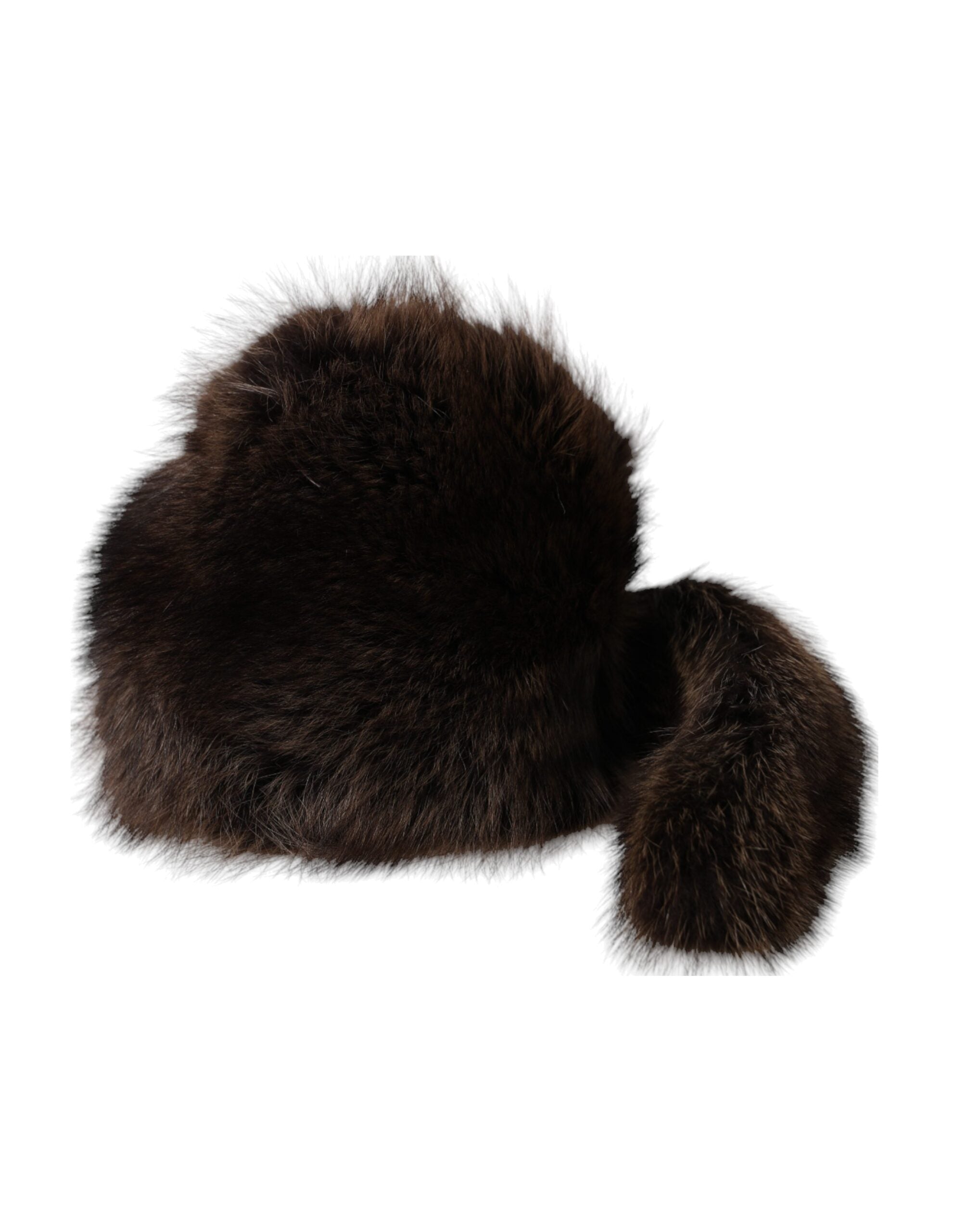 Dolce & Gabbana Women Brown Raccoon Fur Bucket Hat - ACCEXO