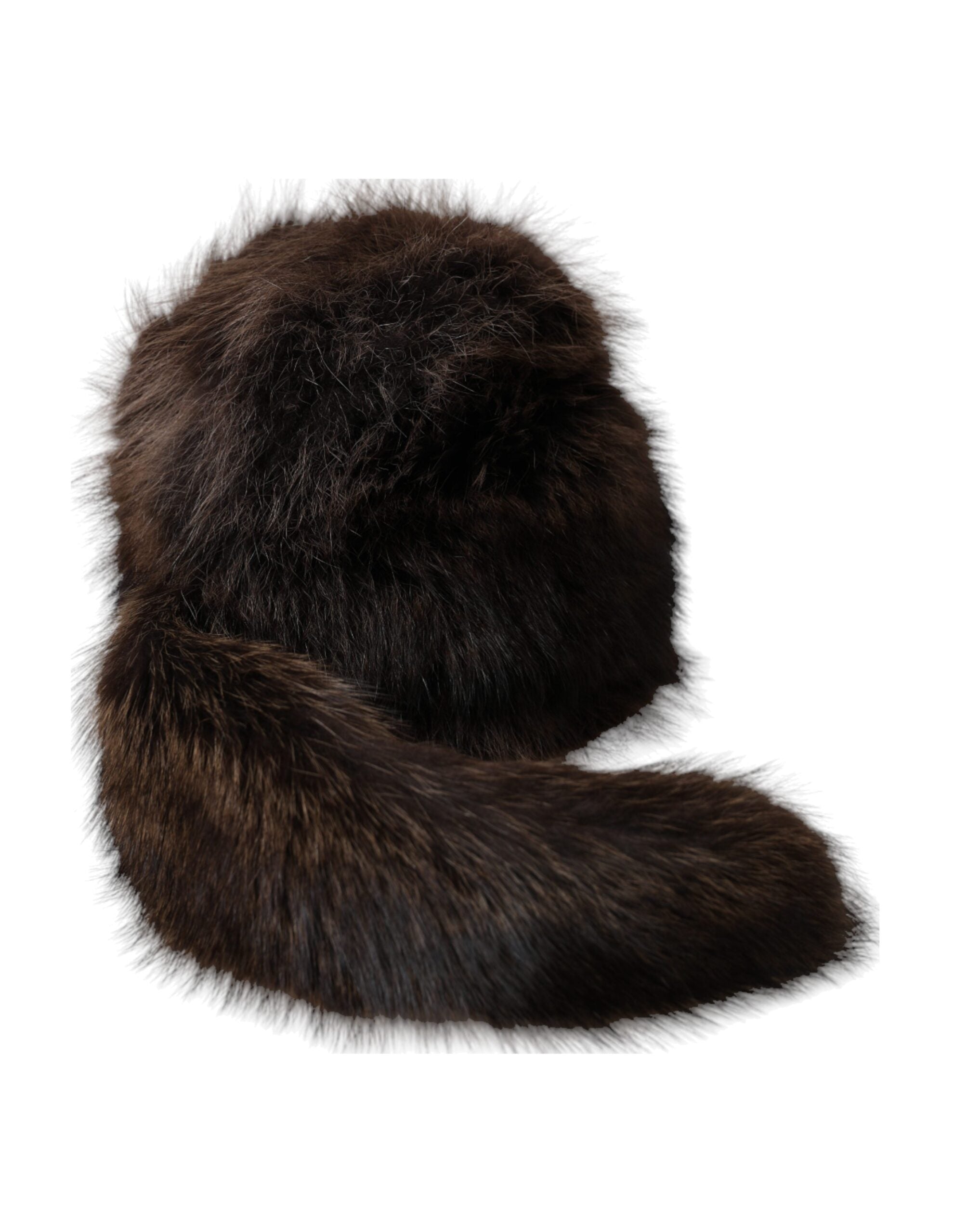 Dolce & Gabbana Women Brown Raccoon Fur Bucket Hat - ACCEXO