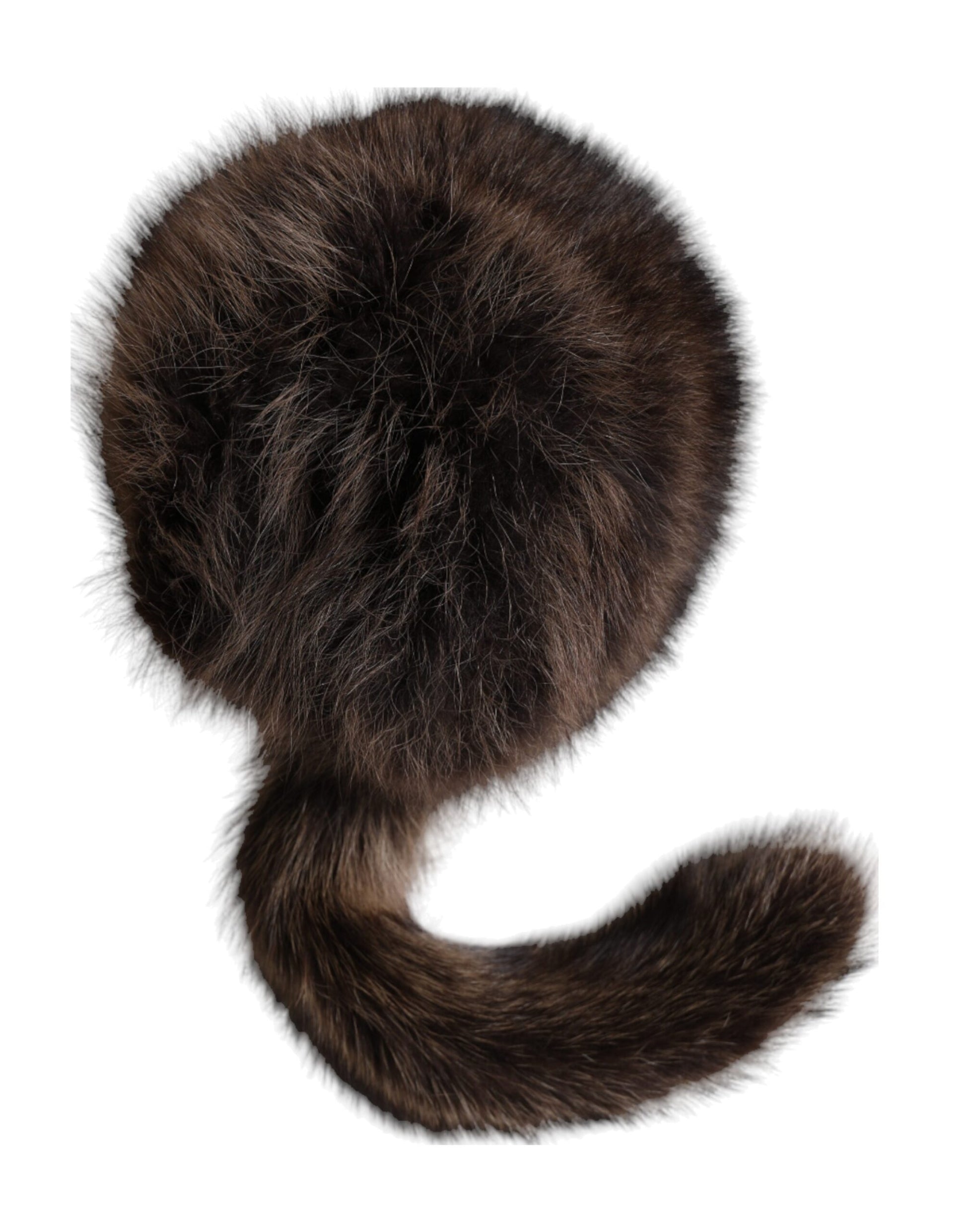 Dolce & Gabbana Women Brown Raccoon Fur Bucket Hat - ACCEXO