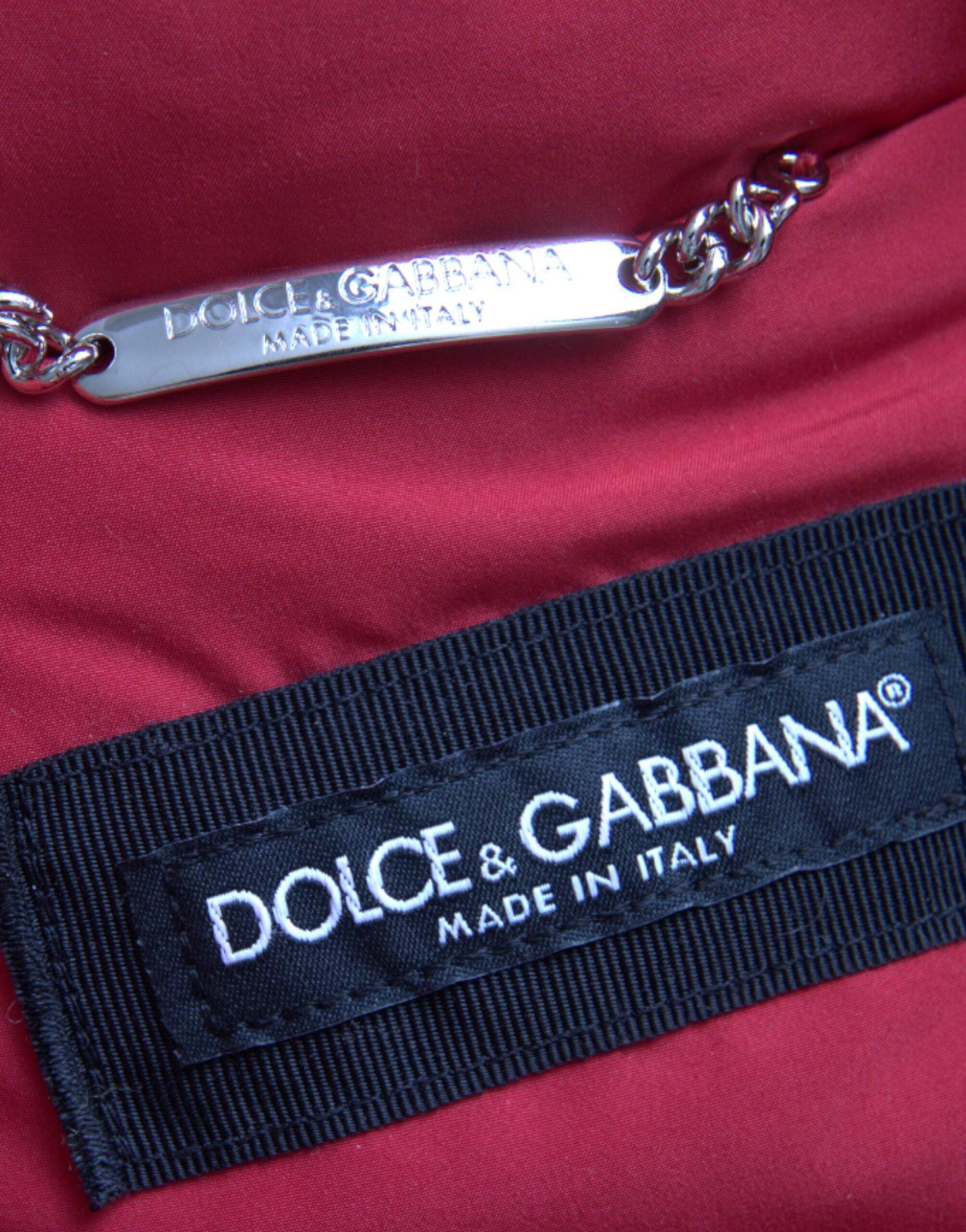 Dolce & Gabbana Multicolor Quilted Hooded Puffer Jacket - ACCEXO