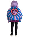 Dolce & Gabbana Multicolor Heart Logo Hooded Puffer Jacket