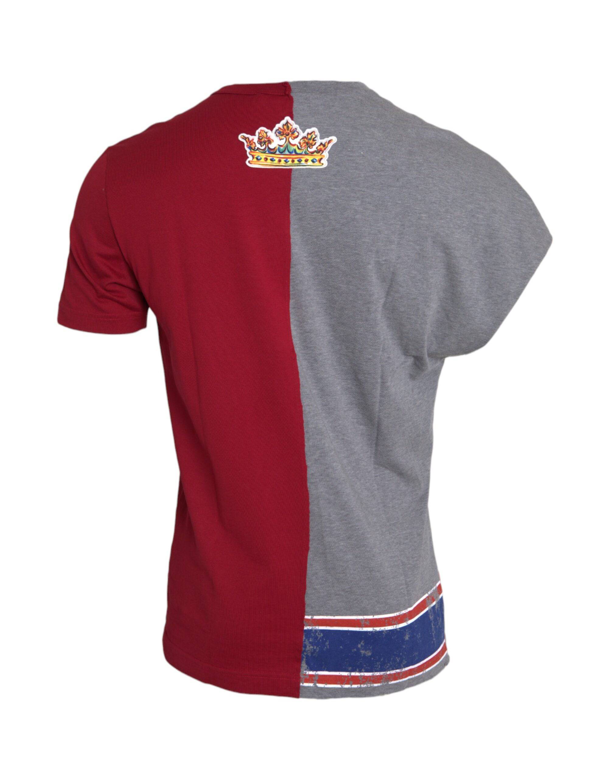 Dolce & Gabbana Multicolor Graphic Short Sleeve T-shirt - ACCEXO