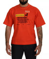 Dolce & Gabbana Orange Logo Print Crewneck Cotton T-shirt