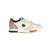 Blauer White Polyester Sneaker