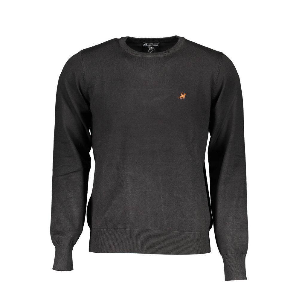 U.S. Grand Polo Black Nylon Sweater - ACCEXO