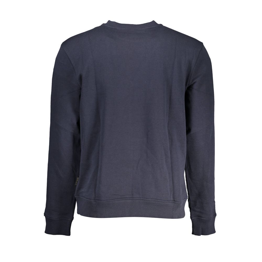 Napapijri Blue Cotton Men Sweater - ACCEXO