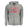 Norway 1963 Sleek Gray Hooded Fleece Sweatshirt