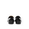 Burberry Elegant Leather Flat Shoes in Timeless Black