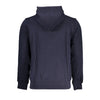 Napapijri Classic Blue Hooded Sweatshirt with Embroidery