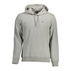 Napapijri Chic Gray Organic Cotton Blend Hoodie