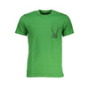 Cavalli Class Green Cotton T-Shirt