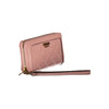 Guess Jeans Chic Pink Wallet with Contrast Zip & Logo