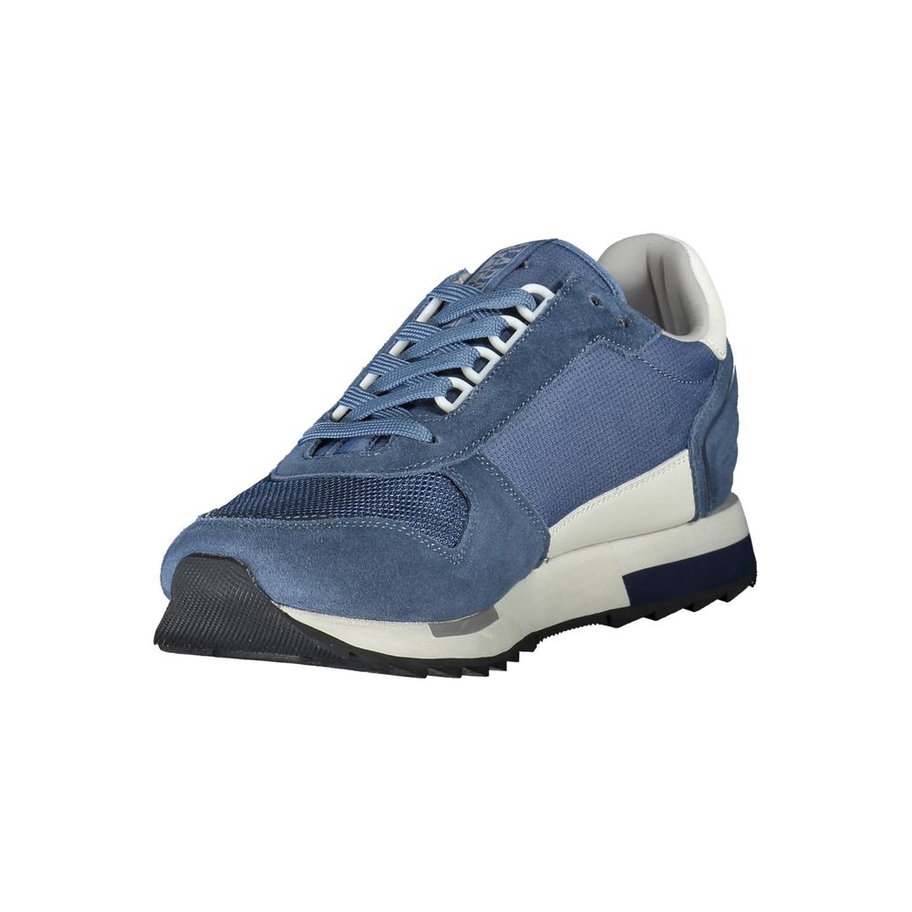 Napapijri Blue Polyester Men Sneaker - ACCEXO