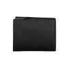 Piquadro Eco-Chic Contrast Detailed Black Wallet