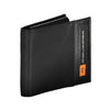 Piquadro Eco-Chic Contrast Detailed Black Wallet