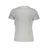 La Martina Gray Cotton Men T-Shirt