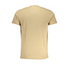 Cavalli Class Beige Cotton T-Shirt