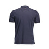 Napapijri Elegant Blue Cotton Polo with Embroidered Logo