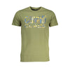 Cavalli Class Green Cotton T-Shirt