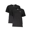 Fila Black Cotton Women T-Shirt