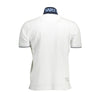 La Martina Elegant White Polo with Contrasting Embroidery