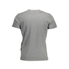 La Martina Gray Cotton Men T-Shirt