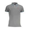 Norway 1963 Gray Cotton Men Polo Shirt