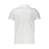 Cavalli Class Chic White Embroidered Polo for Men