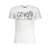 Cavalli Class White Cotton T-Shirt