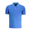 La Martina Blue Cotton Polo Shirt